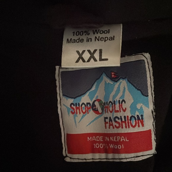 ❤️BOHO Hippy Wool Patchwork Jacket, Shop O holic Fashion. With detachable hood. - Picture 4 of 12